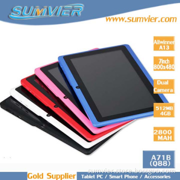 Cheap 4G 7inch Allwinner A13 Tablet PC with Android4.0 (A71B)